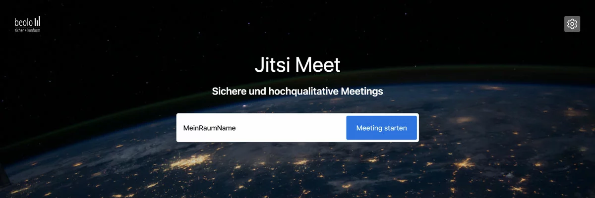 Jitsi Meet Videokonferenz erstellen 
